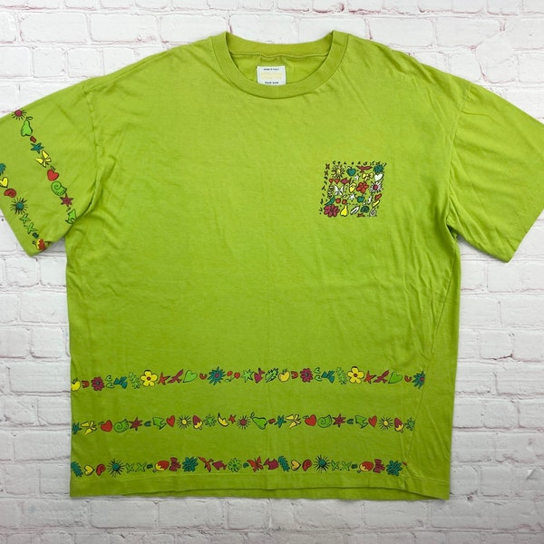 SELTENES Vintage Original 1980er Jahre United Colors Of Benetton T-Shirt.