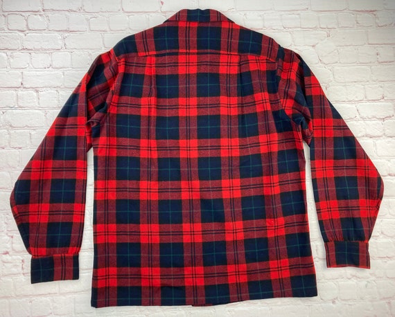 Vintage Original Pendleton Virgin Wool Plaid Jack… - image 10