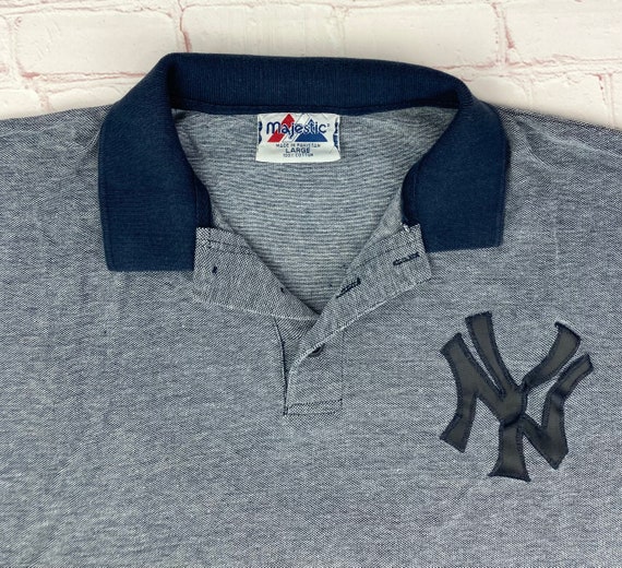 Vintage Original 1990's MLB New York Yankees Polo Shirt by Majestic.