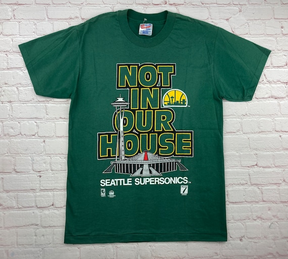 Vintage NBA Seattle Supersonics The Game T-Shirt (L)