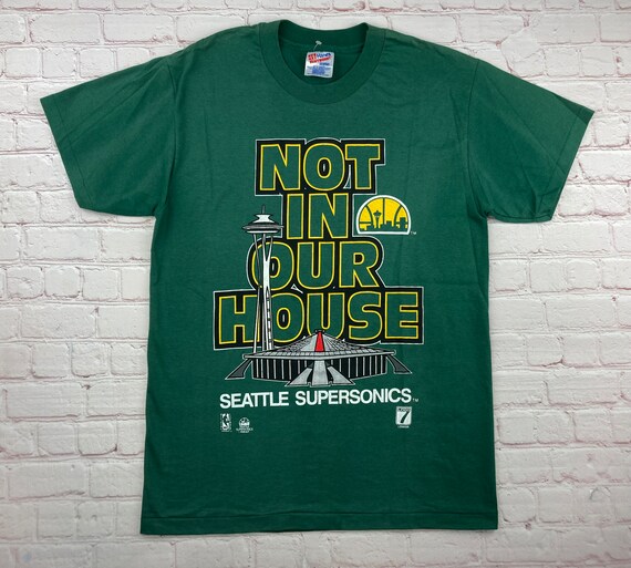 Vintage NBA Seattle Supersonics The Game T-Shirt (L)