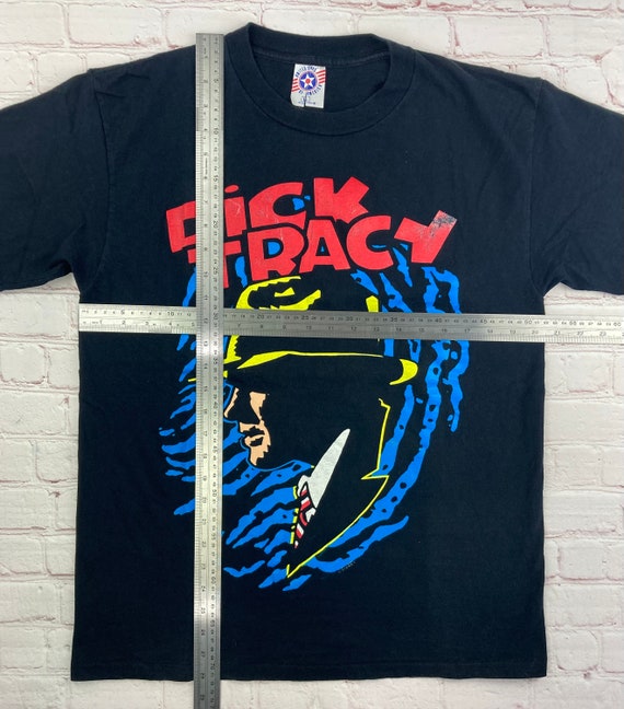 Vintage 1990’s Disney Dick Tracy Movie Promo T-Sh… - image 6