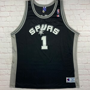NBA San Antonio Spurs Tony Parker 9 Jersey Adidas Size XXL White EUC VTG