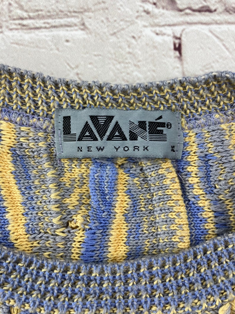 New Year SALE 15/% Off Vintage 1990\u2019s LaVane New York Textured Sweater Men\u2019s Size XL.