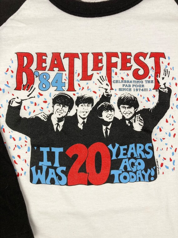 RARE Vintage Original 1984 The Beatles Beatlefest Rag… Gem