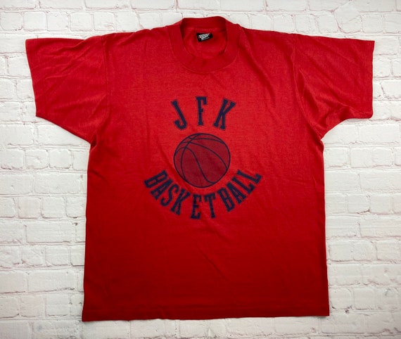 Vintage Original 1980’s JFK Basketball T-Shirt. - image 1