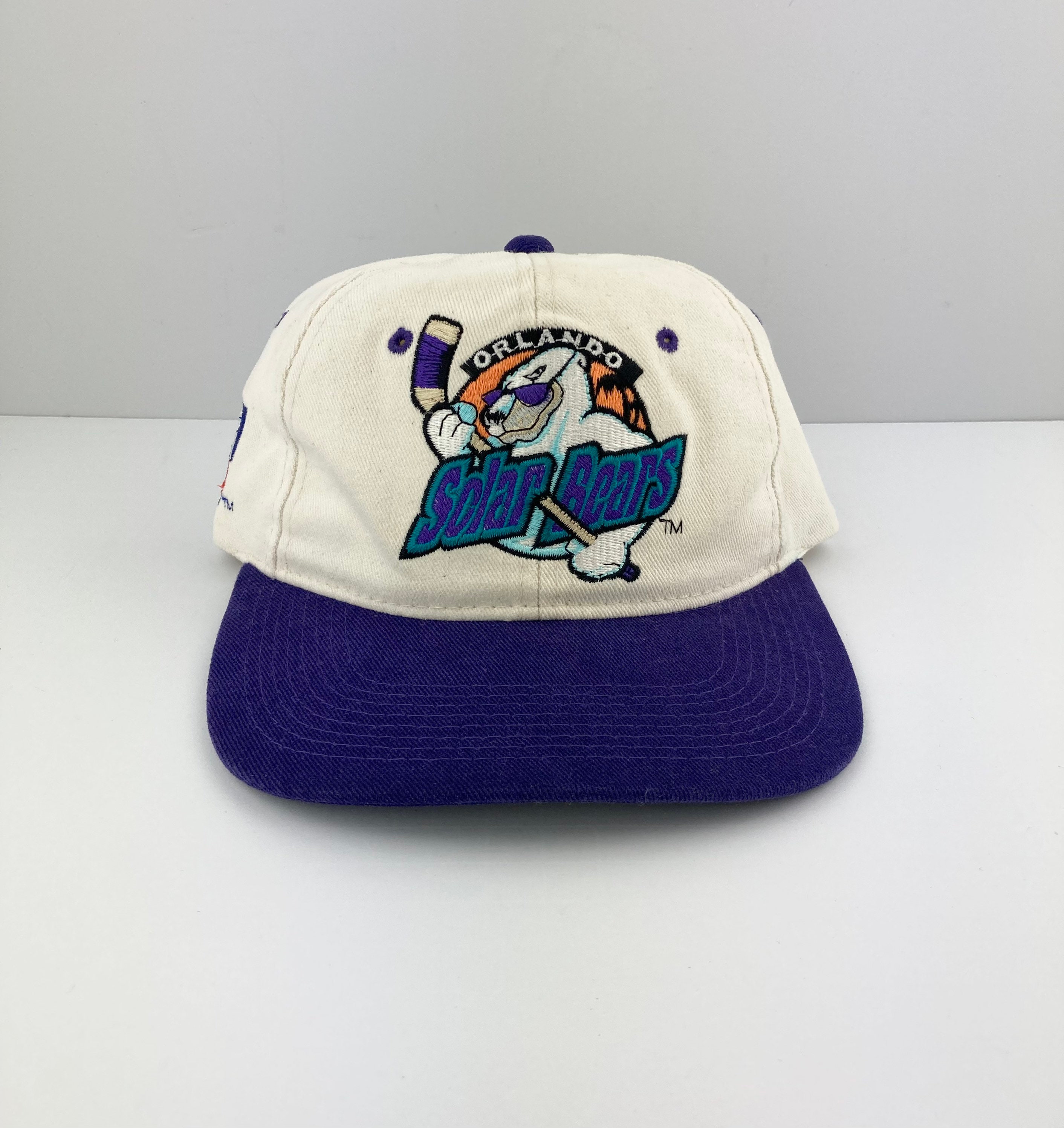 Vintage Orlando Solar Bears IHL Hockey Snapback Hat NWT Minor