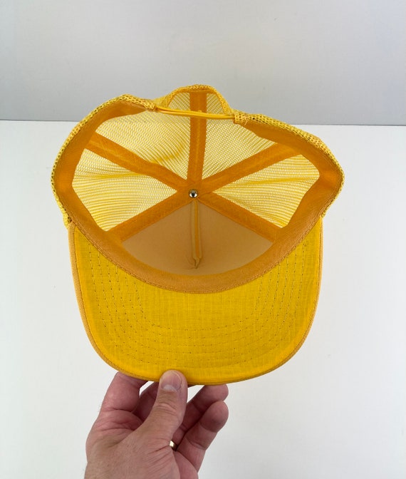 Vintage Original 1980’s PEPSI NOW! Yellow Trucker… - image 6