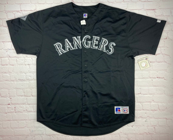 NWT Rare Vintage Original MLB Texas Rangers Sewn Black 
