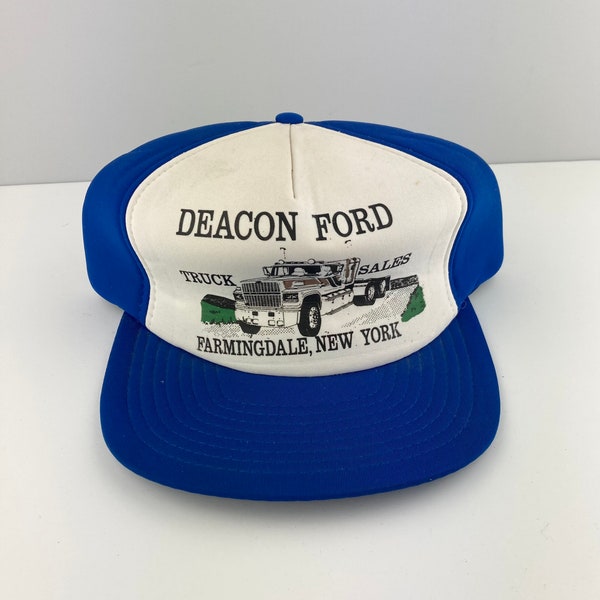 Vintage Ford Hat Etsy