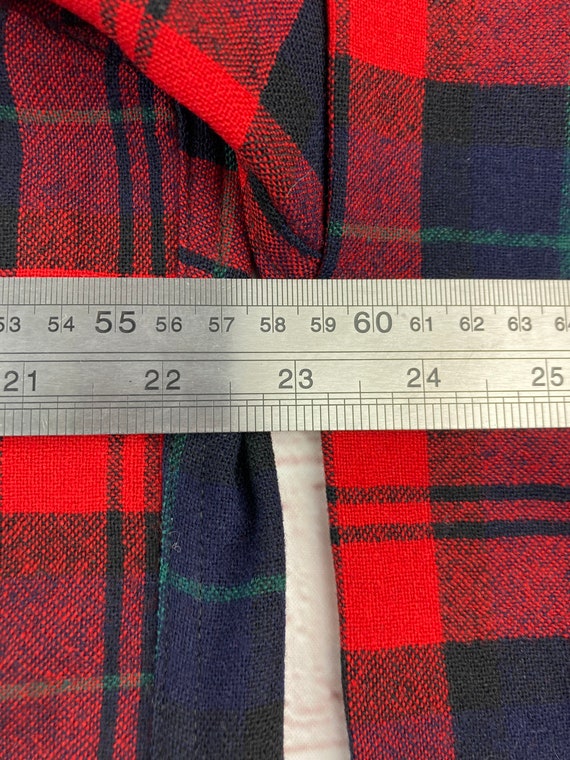 Vintage Original Pendleton Virgin Wool Plaid Jack… - image 9