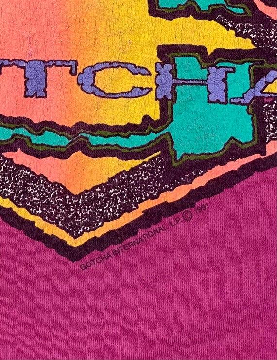 Vintage Original 1991 Gotcha Surf T-Shirt. - image 10