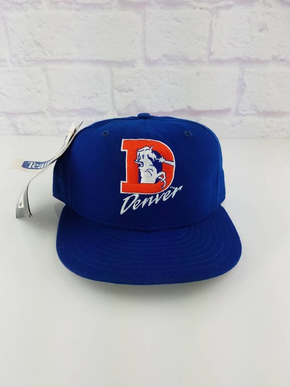 Denver Broncos The Wave Vintage 90's Snapback Cap Hat - NWT