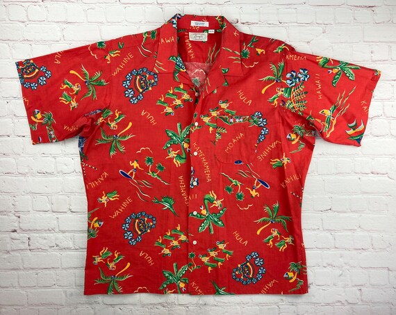 Vintage Original 1970’s-80’s Hawaii Button-Down S… - image 1