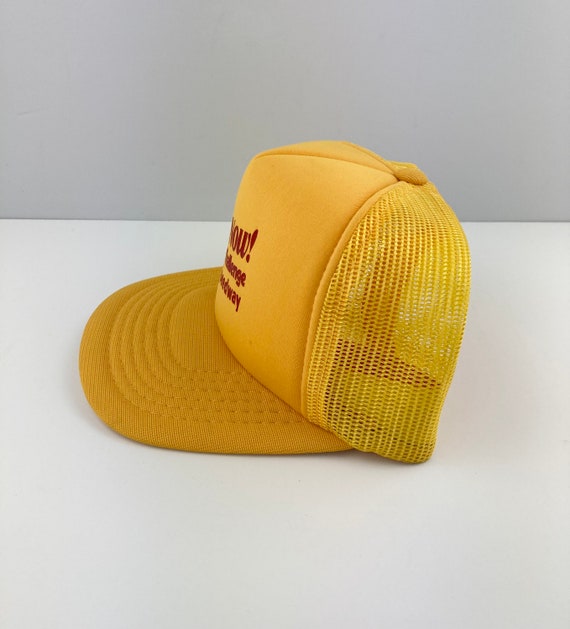 Vintage Original 1980’s PEPSI NOW! Yellow Trucker… - image 3