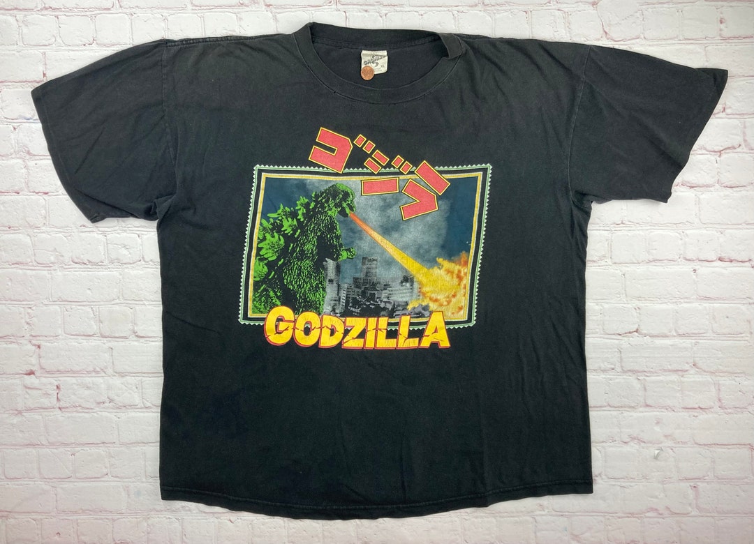 Vintage Original 1994 Godzilla Japanese Movie Tshirt by Etsy