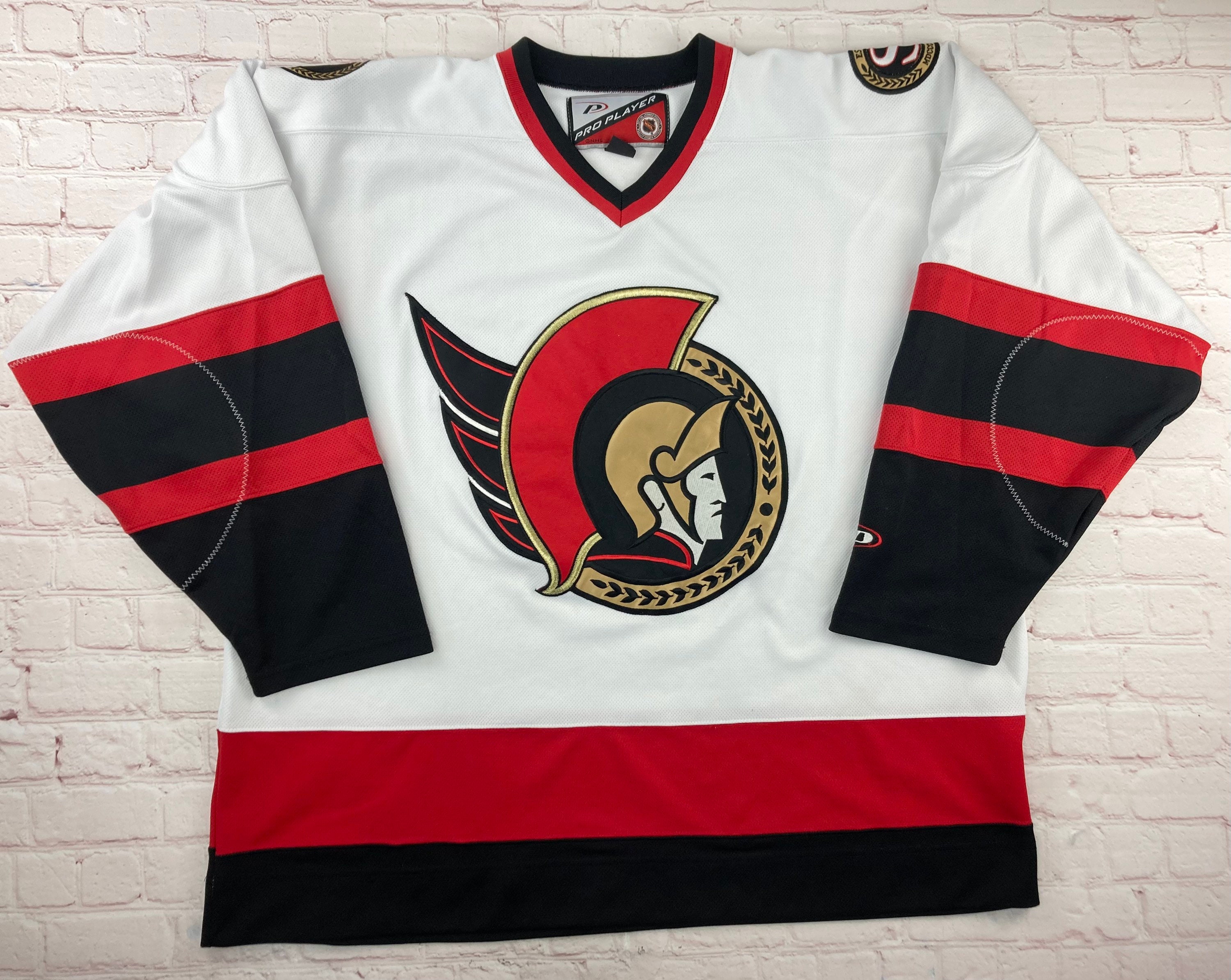 OTTAWA SENATORS ICE HOCKEY SHIRT JERSEY CCM VINTAGE sz XXL RED MEN NHL