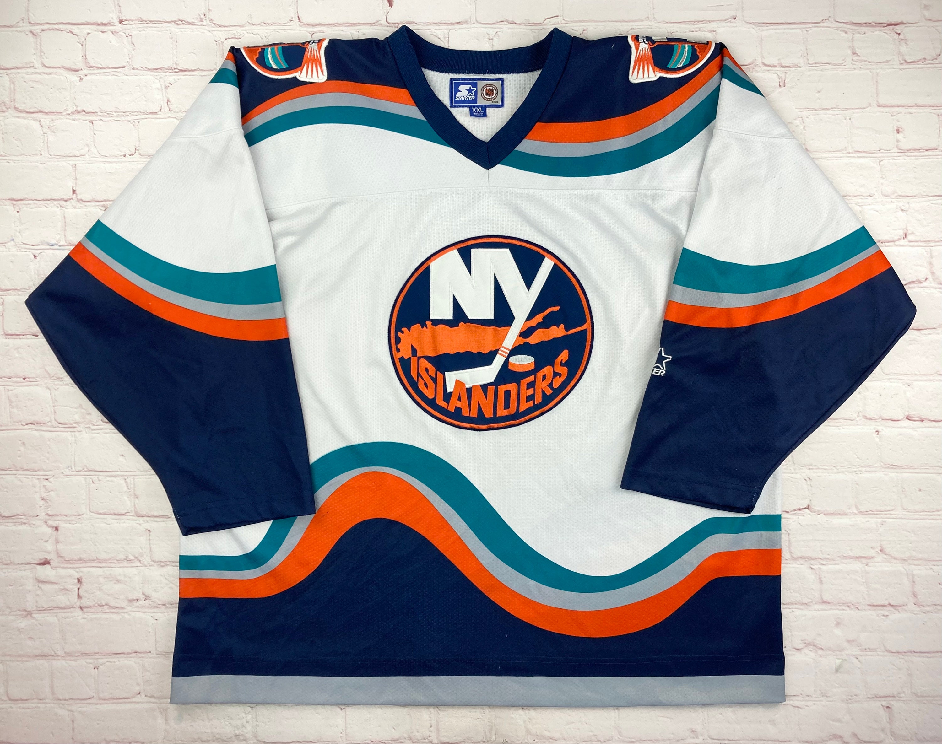 Vintage New York Islanders Starter Fisherman Hockey Jersey, Size Large –  Stuck In The 90s Sports