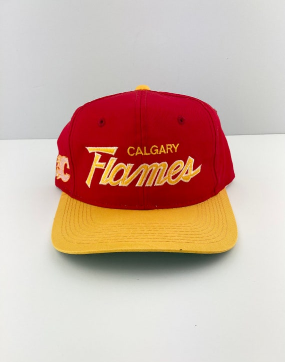 Vintage Original 1990’s NHL Calgary Flames “Script