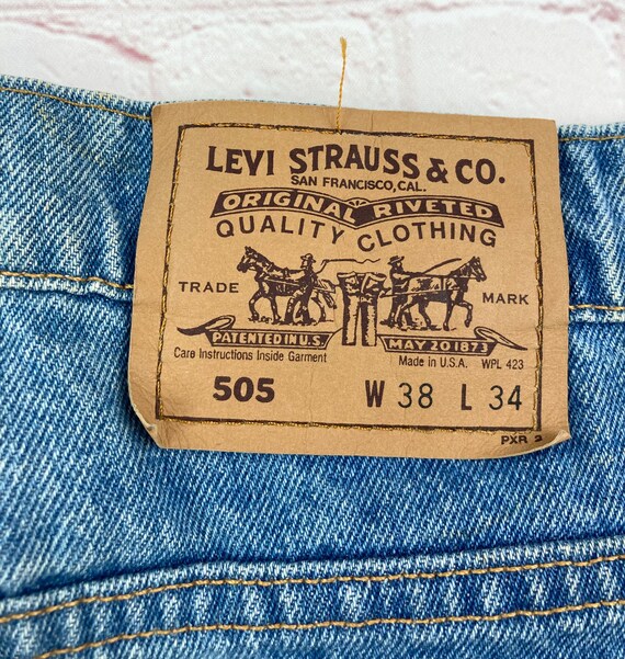 Vintage Original 1980’s Denim Levi’s 505 Jeans. - image 8