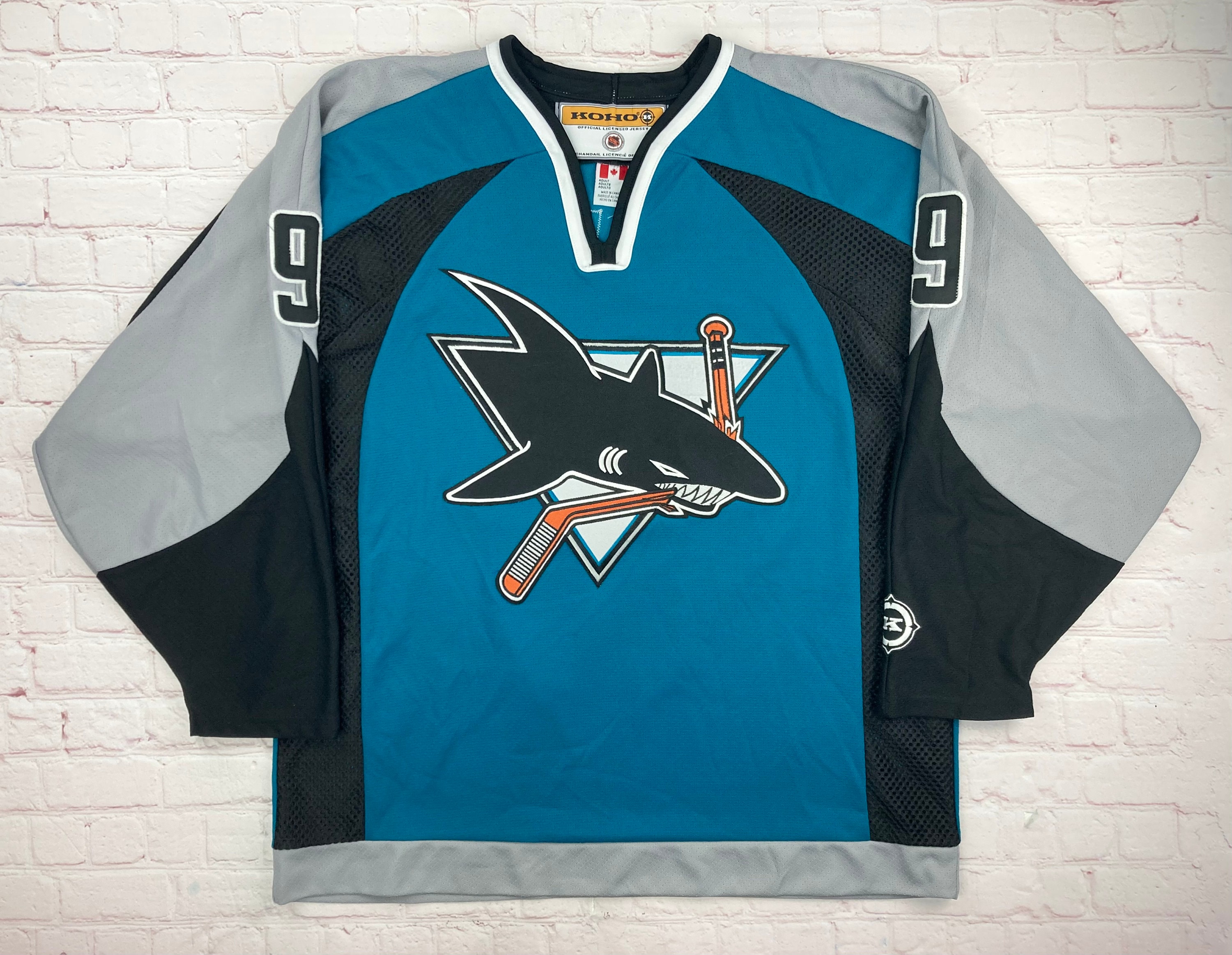  San Jose Sharks Blank Black Youth Alternate Premier Team Jersey  : Sports & Outdoors