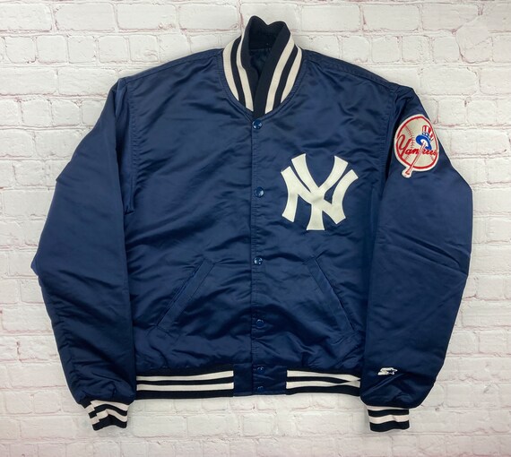 80s New York Yankees Champion henley. Made in USA. S/M (17x27). well worn. $40