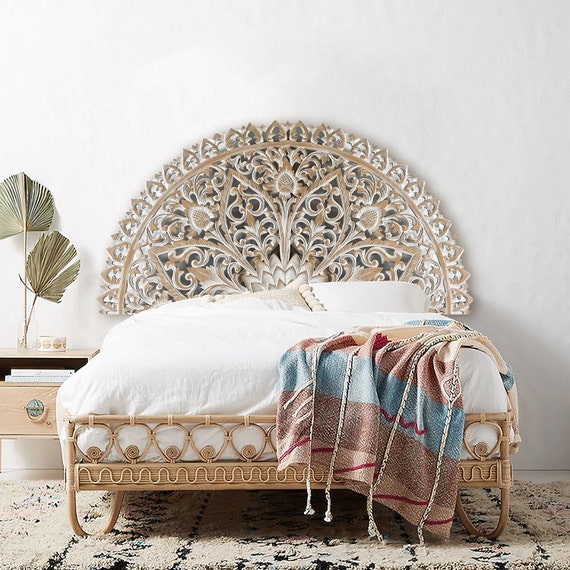 Mandala queen bed frame discount