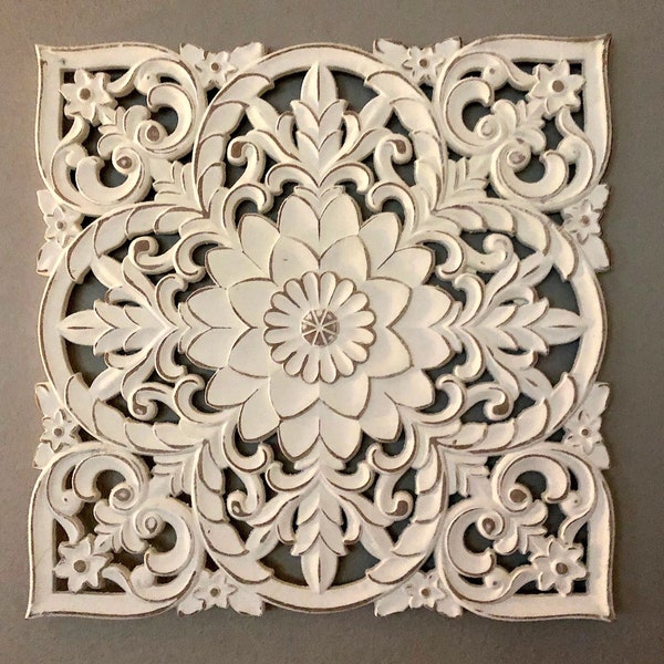 White Carved Wall - Etsy