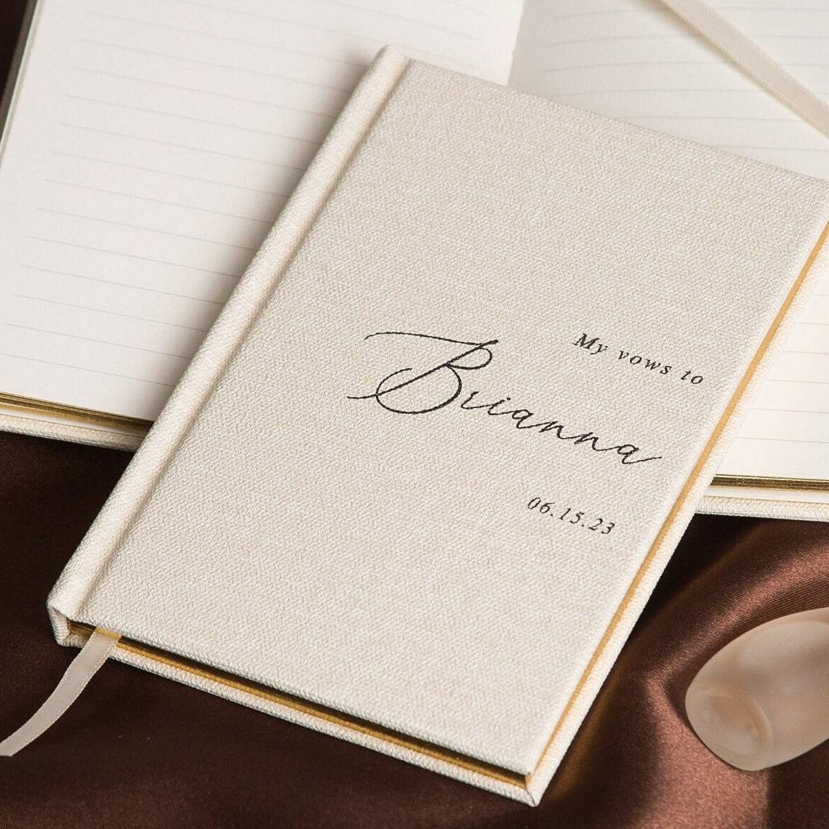 2 Vow Books My Vows to Hard Cover Wedding Ceremony or Elopement Vow Booklets, Luxury Speech Notebook, Engagement Gift for Bride Groom - Etsy