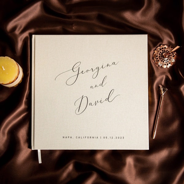 Lined Guest Book Etsy