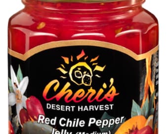 Red Chile Pepper Jelly (Medium) 8oz. Set of 2
