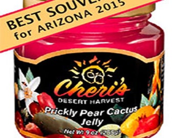 Prickly Pear Cactus Jelly 8oz. Set of 2