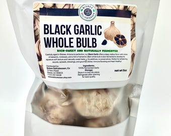 Black Garlic Whole Bulb. 5oz
