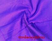 Dupion Silk, Solid Purple Color Dupioni Silk Fabric by yard, Plain silk, dupioni silk by yard,Polysilk