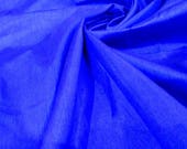 Dupion Silk, Solid Blue Color Dupioni Silk Fabric by yard, Plain silk, dupioni silk by yard,Polysilk