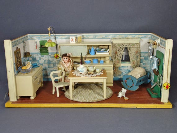 german wooden dollhouse