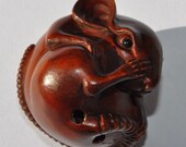 Fantastic BABY RAT NETSUKE after Masano