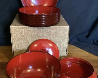 VINTAGE LACQUERWARE CONTAINER