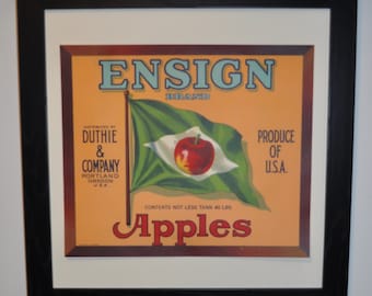 1950S CRATE LABEL