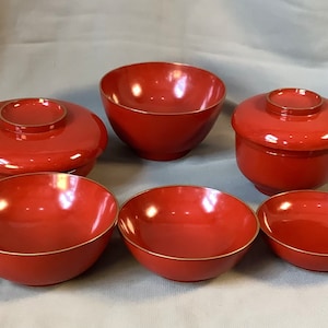 JAPANESE LACQUERWARE SET