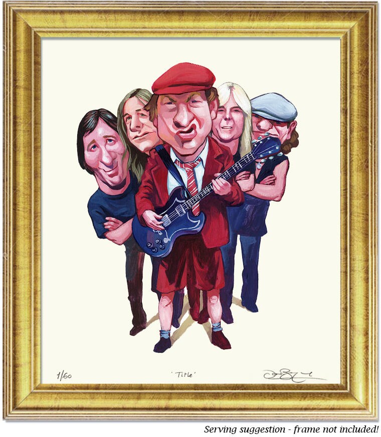 AC/DC - Limited Edition Print - Etsy