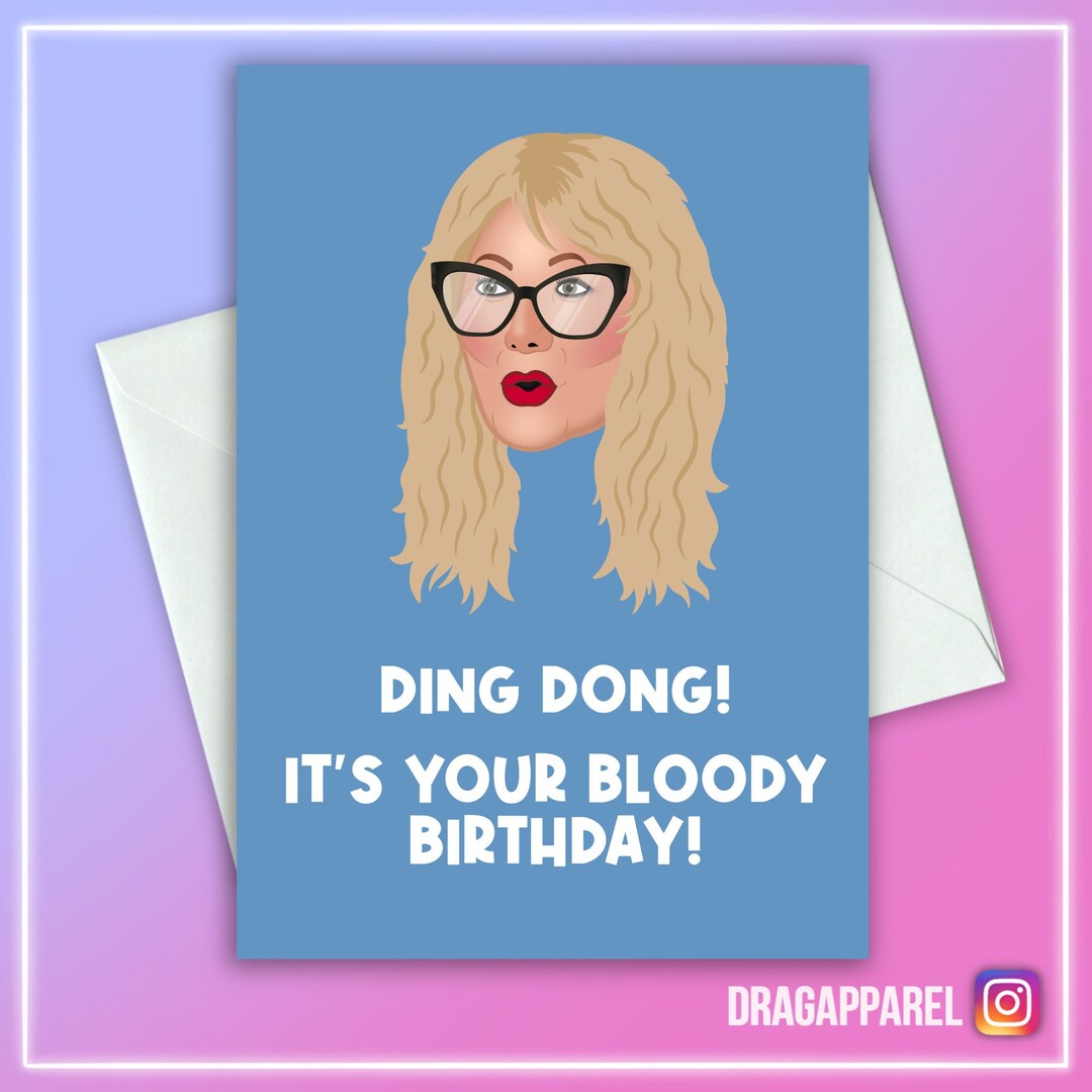 Ding Dong It's Your Birthday Val Garland Glow Up BBC Etsy