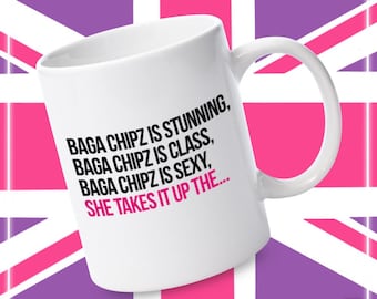 Baga Chipz Is Stunning - The Frock Destroyers, Baga Chipz, RuPaul's Drag Race, RuPaul's Drag Race UK, Queer, LGBT, Catchphrase Mug