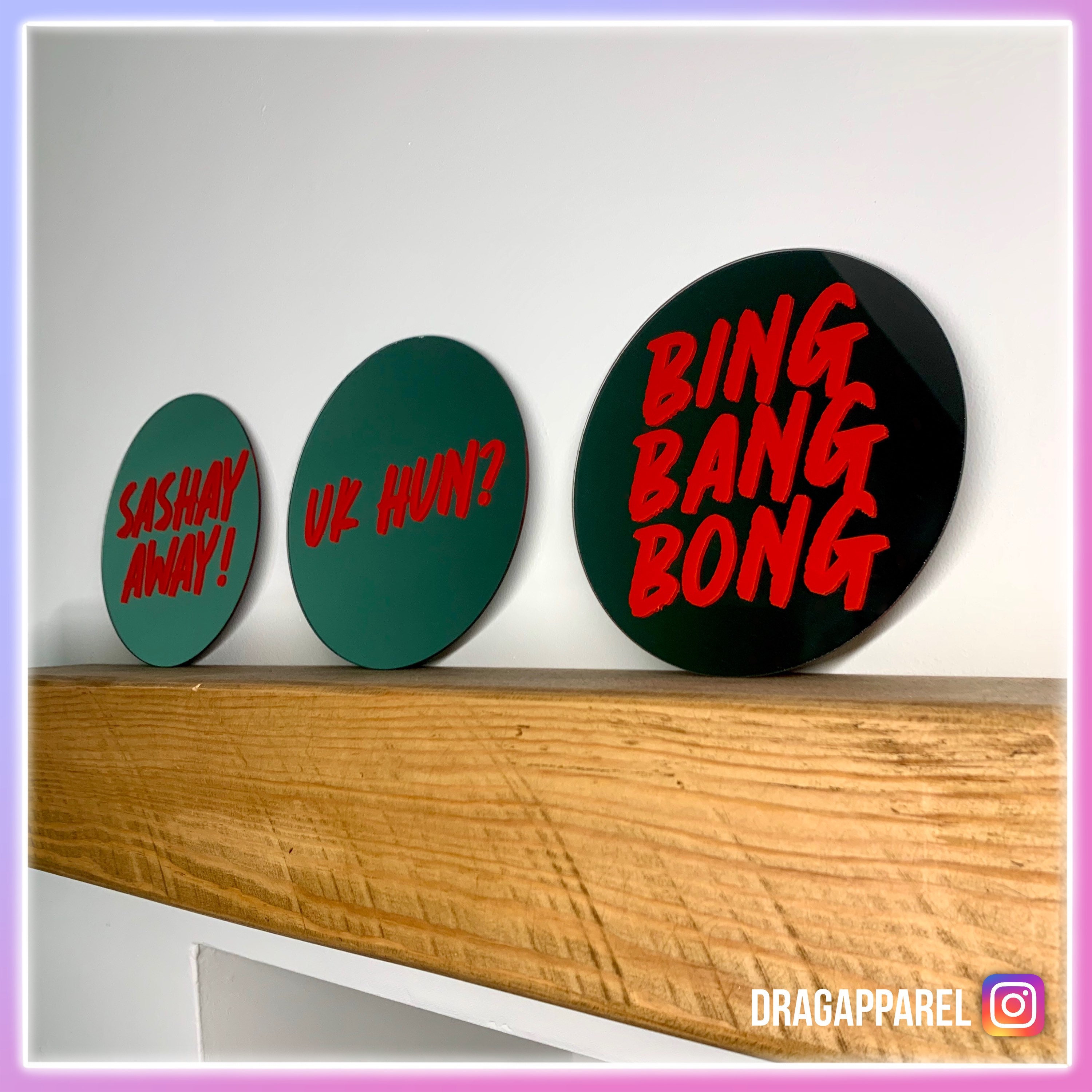 Sashay Away Lipstick Message Mirror Rupaul's Drag Race Etsy