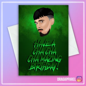 Käärijä, Cha Cha Cha, It’s Crazy, It’s Party, Finnland, EuroVision, EuroVision 2023, EuroVision Song Contest, LGBT, Gruß, Geburtstagskarte