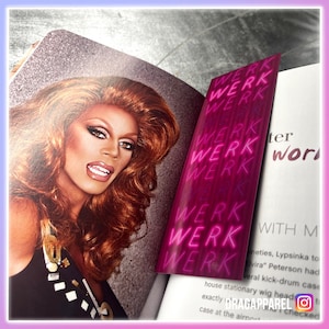 Bladwijzer Drag Race, WERK - RuPaul's Drag Race, Queer, LGBT, slogan bladwijzer