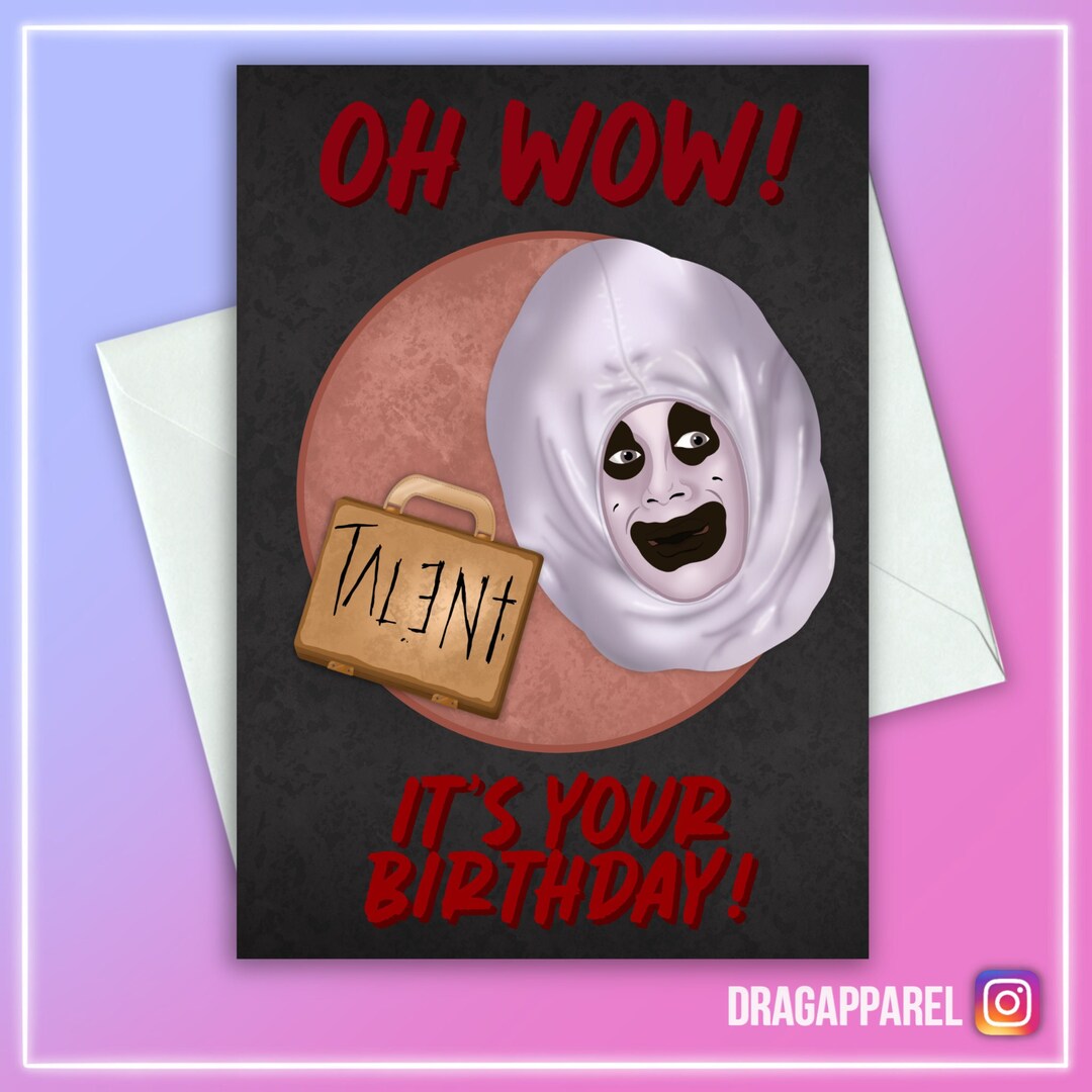 Oh Wow It&rsquo;s Your Birthday Jimbo Birthday Card Rupaul, Rupaul&rsquo;s Drag