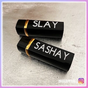 CUSTOM Drag Race All Stars Lipstick RuPaul's Drag Race, Queer, LGBT, Catchphrase, Sashay Away, Mirror Message Lipstick Tube image 6