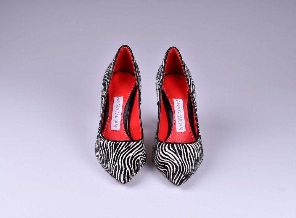 pumps zebra print