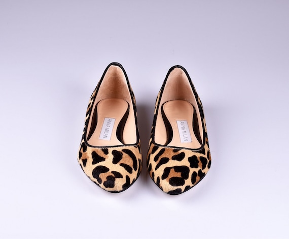 Louis Vuitton Leopard Dauphine Ballerina Flats - Ann's Fabulous Closeouts